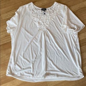 XXL white maternity shirt